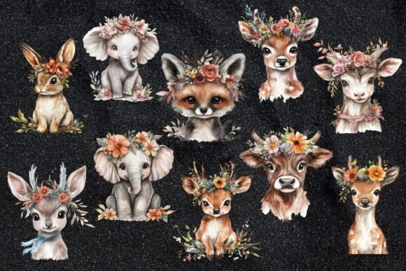 Download Boho Baby Clipart Bundle Boho Animals - Boho Collection