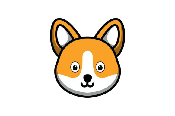 Download Kawaii Fox Head Logo Illustration - Kawaii fox Collection
