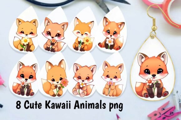 Download Cute Kawaii Fox PNG – Adorable Baby Fox - Kawaii fox Collection